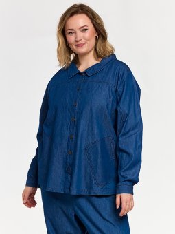 GSIA - Plus Size Skjorte fra Gozzip