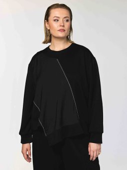 GSIMONE - Plus Size Bluse fra Gozzip Black