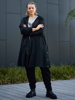 GAVENY - Plus Size Jakke fra Gozzip Black