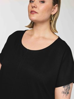 GDUNYA - Plus Size Kjole fra Gozzip Black