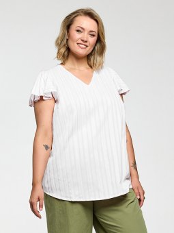 GKETTI - Plus Size Topp fra Gozzip