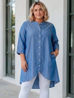 GMONNA - Plus Size Tunika fra Gozzip