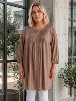 GJOHANNE - Plus Size Tunika fra Gozzip