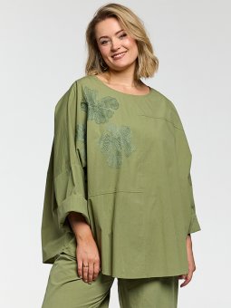 GKAIA - Plus Size Bluse fra Gozzip