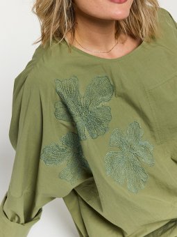 GKAIA - Plus Size Bluse fra Gozzip