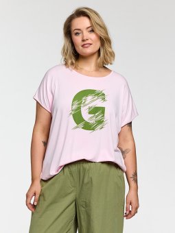 GGITTE - Plus Size T-skjorte fra Gozzip
