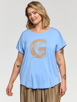 GGITTE - Plus Size T-skjorte fra Gozzip