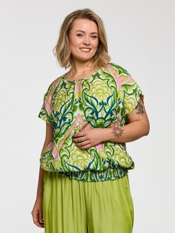 GELISE - Plus Size Bluse fra Gozzip