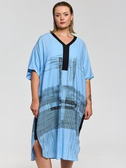 GFERN - Plus Size Kjole fra Gozzip Black