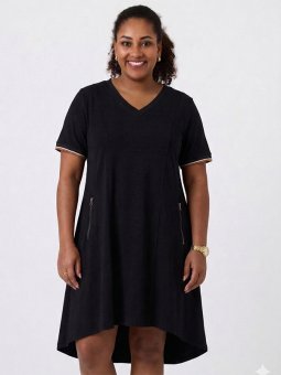 AGNETA - Plus Size Kjole fra Pont Neuf