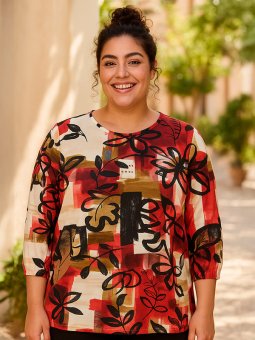 CHRISTA - Plus Size Bluse fra Pont Neuf