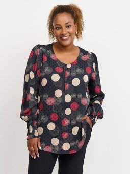 DALVINA - Plus Size Bluse fra Pont Neuf