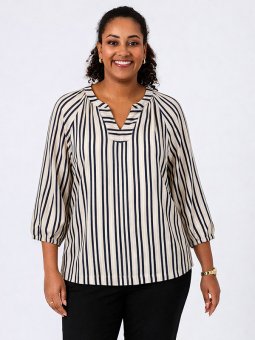 DINNIE - Plus Size Bluse fra Pont Neuf