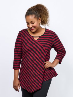 MAGRETHE - Plus Size Bluse fra Pont Neuf