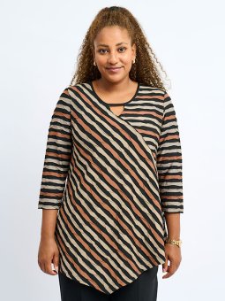 MAGRETHE - Plus Size Bluse fra Pont Neuf