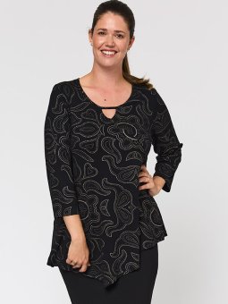MAGRETHE - Plus Size Bluse fra Pont Neuf
