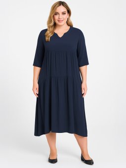 RIGMOR - Plus Size Kjole fra Pont Neuf
