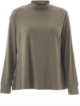 SKARINA - Plus Size Bluse fra Gozzip Black