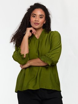 SFEODORA - Plus Size Bluse fra Studio