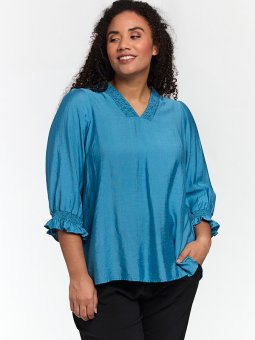 SFEODORA - Plus Size Bluse fra Studio