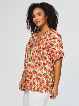 SAMALIE - Plus Size Bluse fra Studio