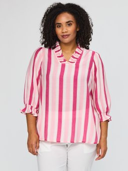 SFEODORA - Plus Size Bluse fra Studio