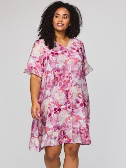 SJETTE - Plus Size Kjole fra Studio