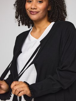 SEVA - Plus Size Cardigan fra Studio