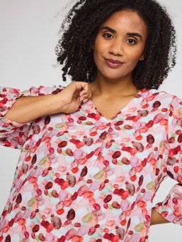 SJUSTINA - Plus Size Bluse fra Studio