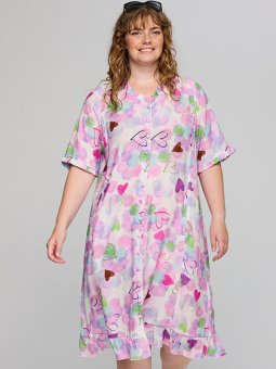 SSALLY - Plus Size Kjole fra Studio