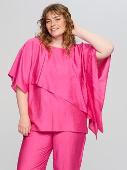 SATHENA - Plus Size Bluse fra Studio