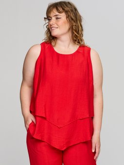 SAUBREY - Plus Size Topp fra Studio