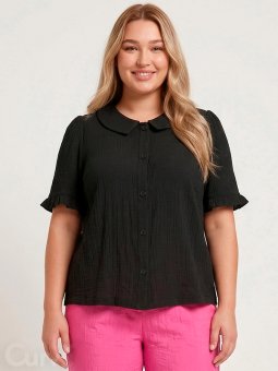 SBRIDGET - Plus Size Skjorte fra Studio