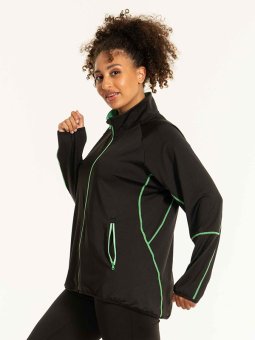 FITNESS - Plus Size Trenings jakke fra Studio