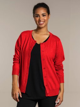 HELSINKI - Plus Size Cardigan fra Sandgaard