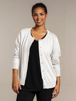 HELSINKI - Plus Size Cardigan fra Sandgaard