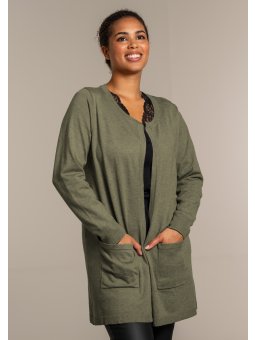 Plus Size Cardigan fra Sandgaard