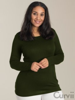 Plus Size Bluse fra Sandgaard