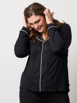 Plus Size Night blouse fra Adia