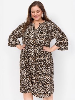 WA-VANJA - Plus Size Kjole fra Wasabi Concept