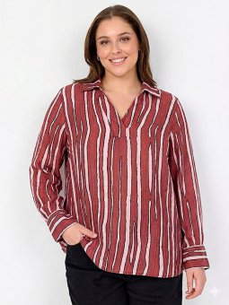 WA-CHANELLA - Plus Size Bluse fra Wasabi Concept