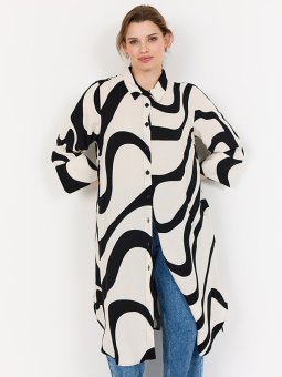 WA-CHANITA - Plus Size Kjole fra Wasabi Concept