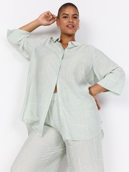 WA-SEMINA - Plus Size Skjorte fra Wasabi Concept