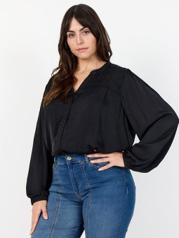 WA-SAVANNA - Plus Size Bluse fra Wasabi Concept