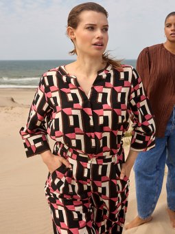 WA-SARENA - Plus Size Skjorte fra Wasabi Concept