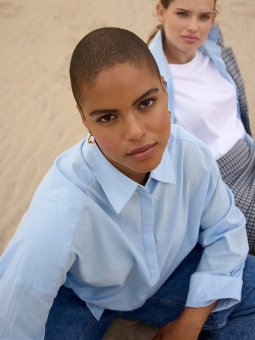 WA-MARY - Plus Size Skjorte fra Wasabi Concept