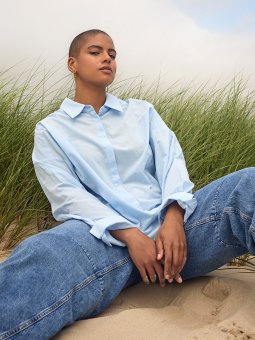 WA-MARY - Plus Size Skjorte fra Wasabi Concept