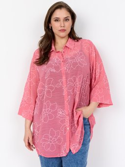 WA-SAHIFA - Plus Size Skjorte fra Wasabi Concept