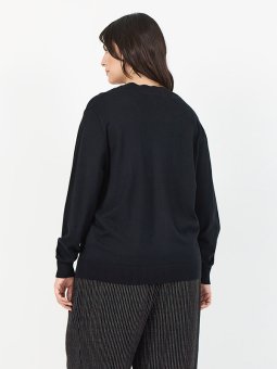 WA-SAMANDA - Plus Size Cardigan fra Wasabi Concept