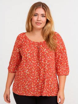 Plus Size Bluse fra Pont Neuf